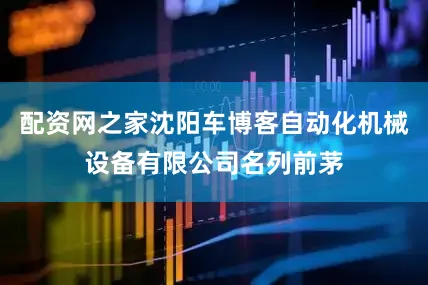 配资网之家沈阳车博客自动化机械设备有限公司名列前茅