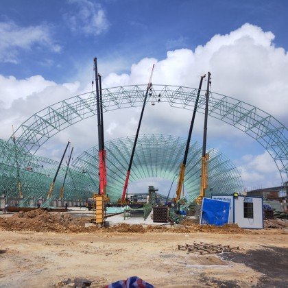 工廠網架加工優選勤恒建設 依托多年行業經驗，鑄就鋼結構工程品質